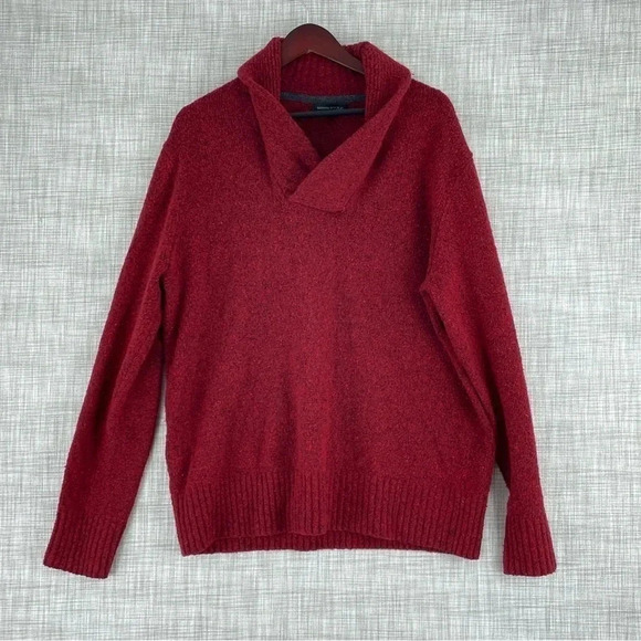 Banana Republic Mens Size XL long sleeve cowl neck wool blend sweater 2954 - Picture 1 of 8